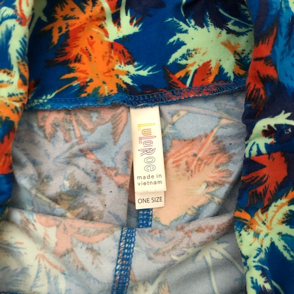 Lularoe palm tree leggings - Picture 2 of 2